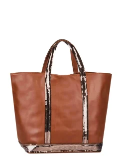 Le Cabas Moyen cuir paillettes VANESSA BRUNO