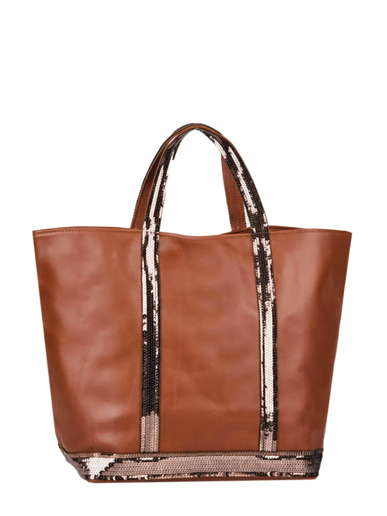 Le Cabas Moyen cuir paillettes VANESSA BRUNO