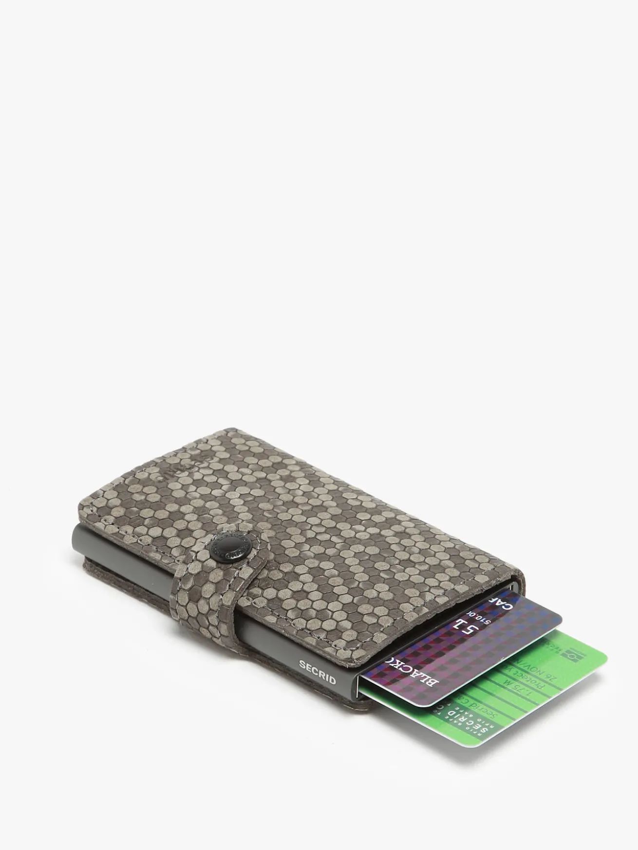Mini porte-cartes Hexagon cuir SECRID
