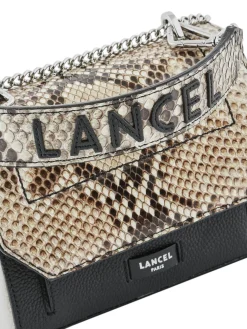 Mini sac bandoulière S Ninon Python LANCEL