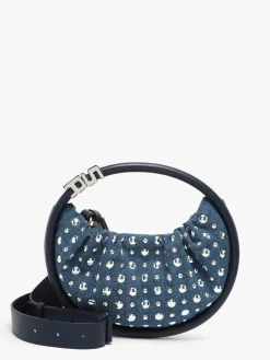 Mini sac Domino en denim et studs SONIA RYKIEL