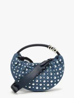 Mini sac Domino en denim et studs SONIA RYKIEL
