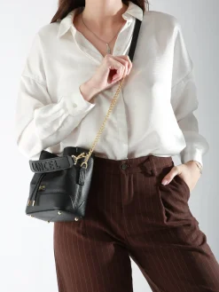 Mini sac seau Ninon cuir LANCEL