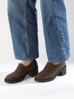 Mocassins à talon Pamelia en cuir MEPHISTO