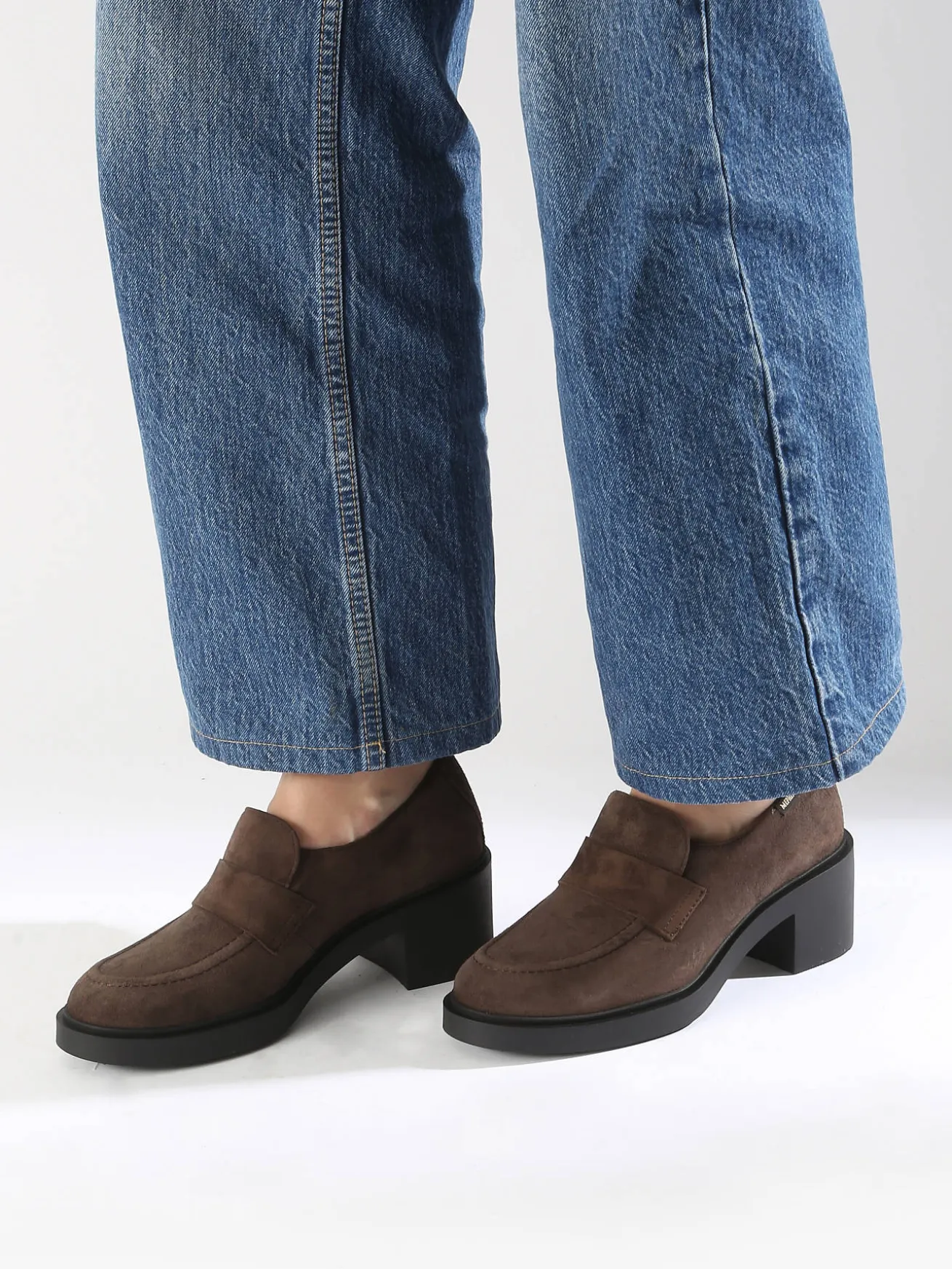 Mocassins à talon Pamelia en cuir MEPHISTO
