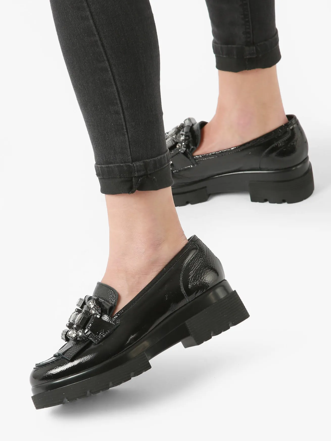 Mocassins en cuir MYMA
