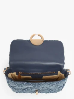 Moyen sac bandoulière Moon denim VANESSA BRUNO