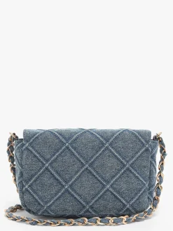 Moyen sac bandoulière Moon denim VANESSA BRUNO