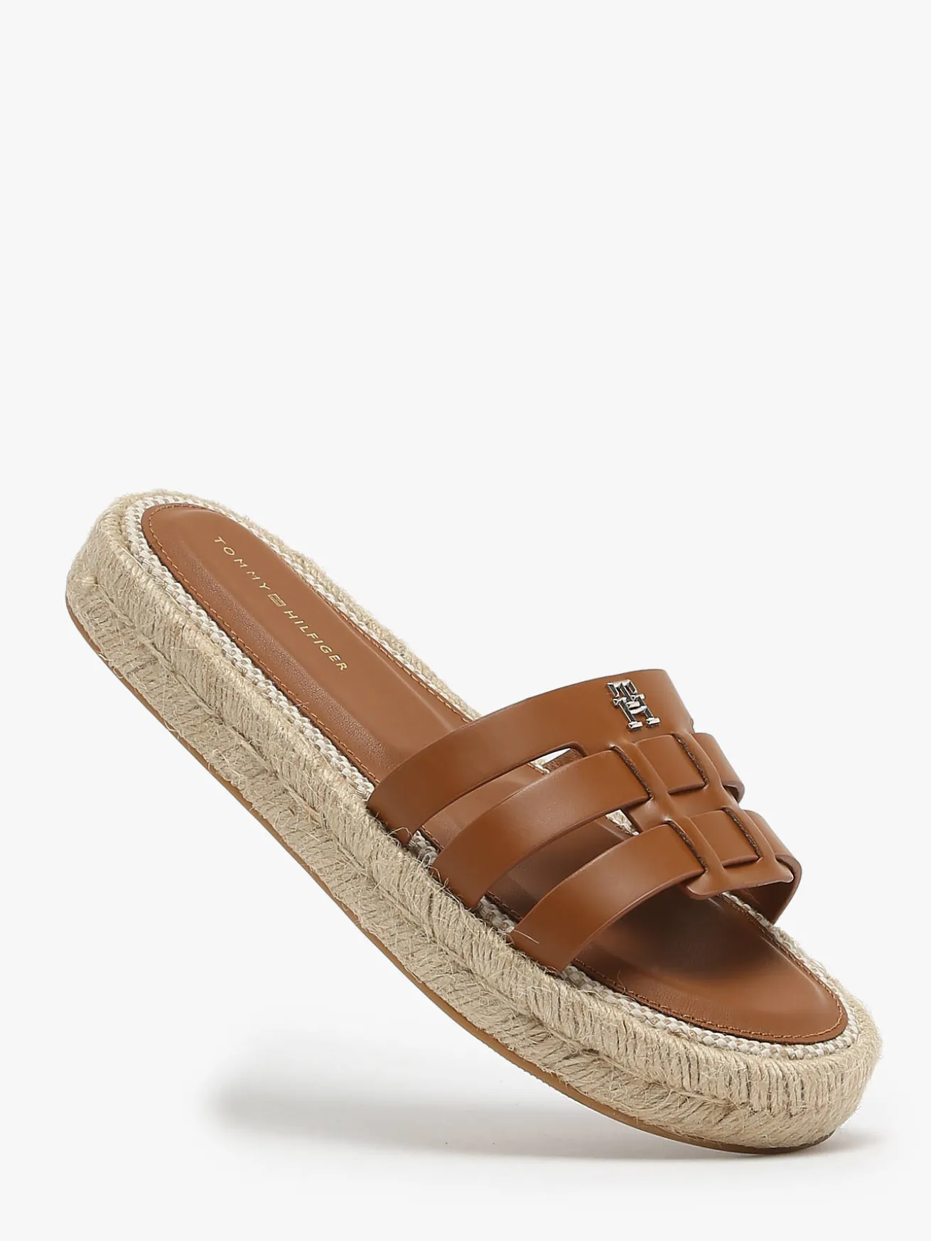 Mules en cuir TOMMY HILFIGER