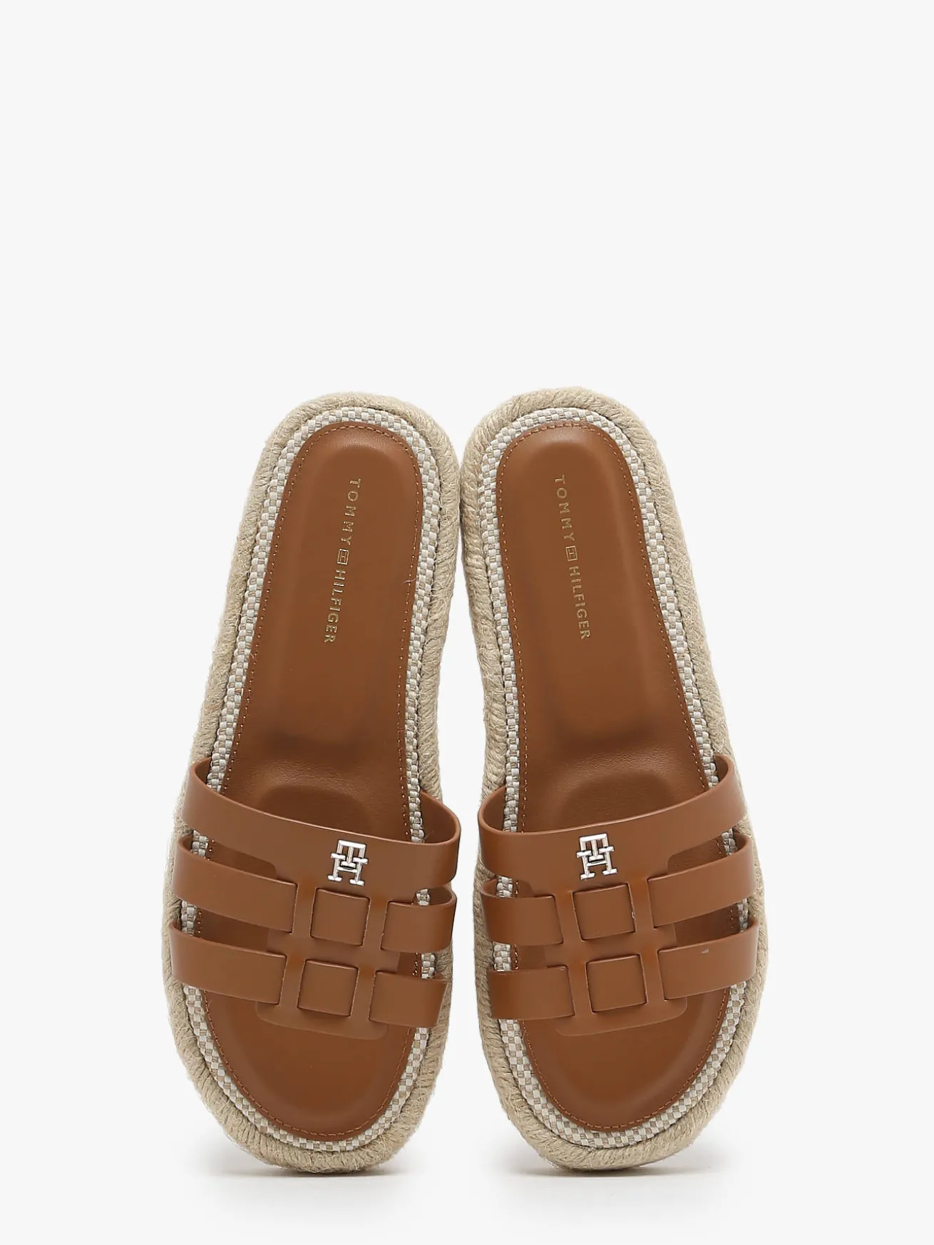 Mules en cuir TOMMY HILFIGER
