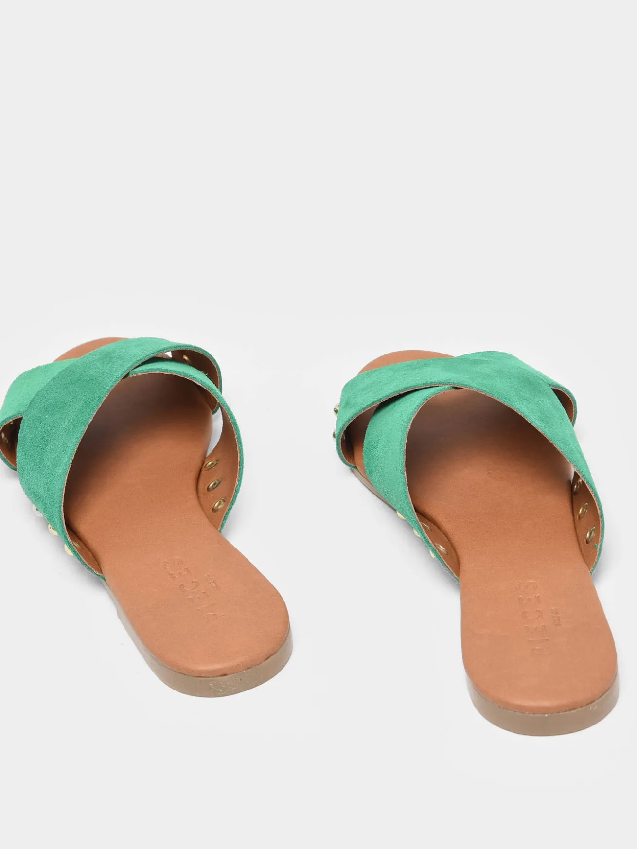 Mules Vuma en cuir PIECES