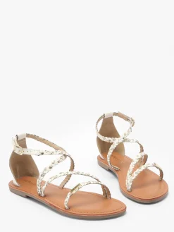 Nu-pieds Diah en cuir LES TROPEZIENNES