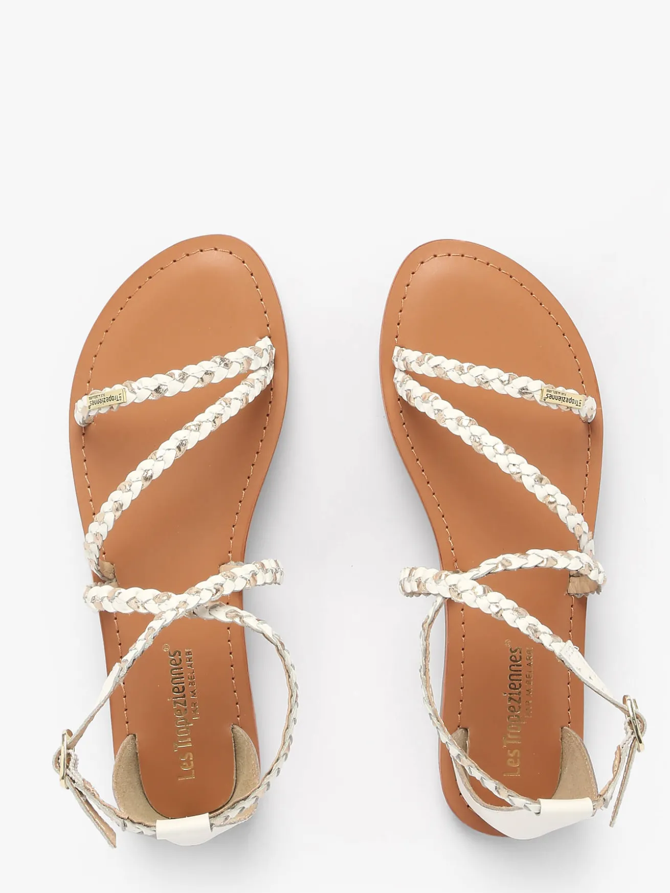 Nu-pieds Diah en cuir LES TROPEZIENNES
