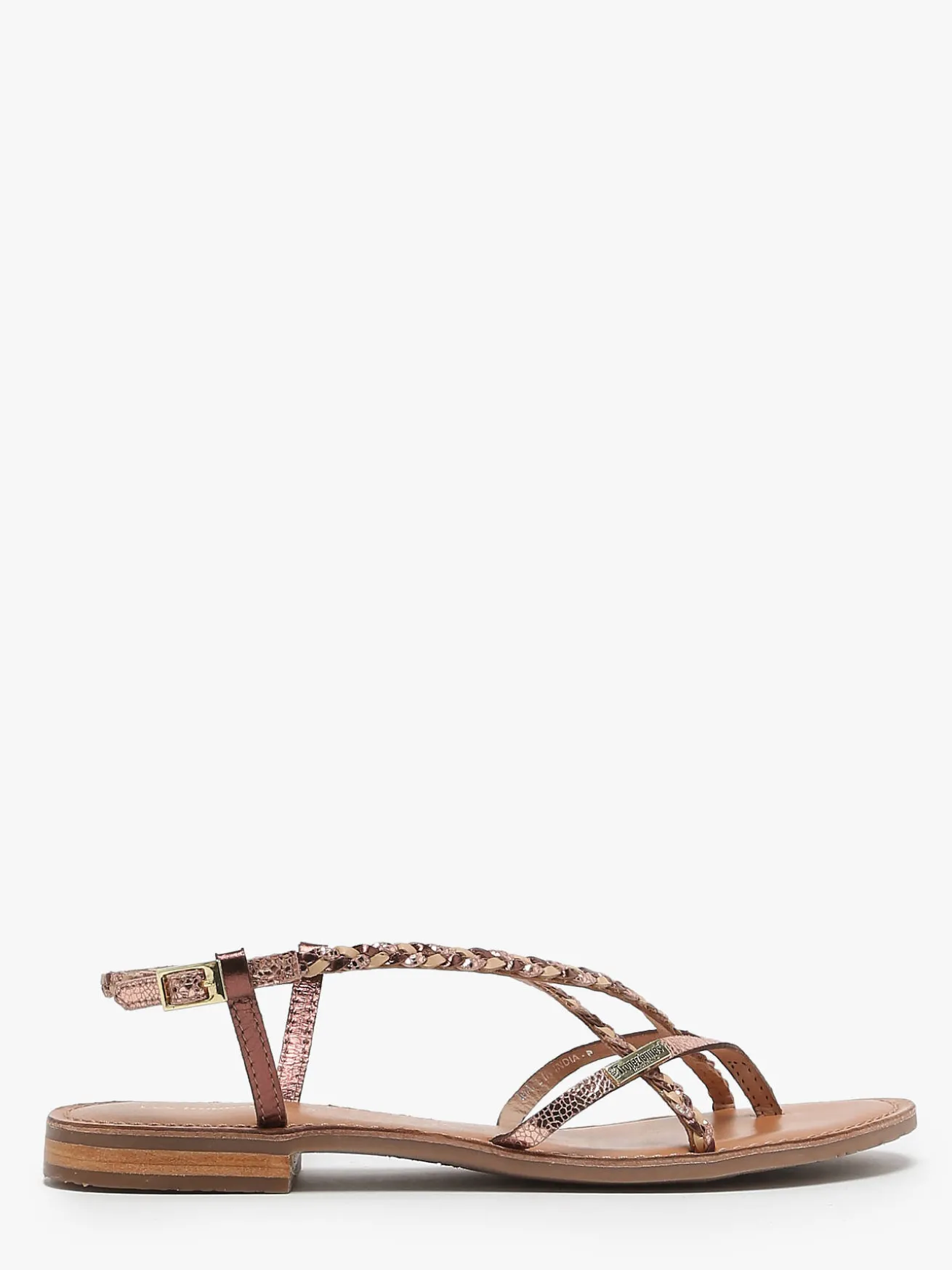 Nu-pieds en cuir LES TROPEZIENNES
