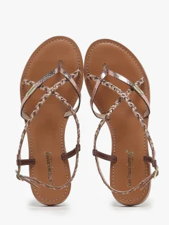 Nu-pieds en cuir LES TROPEZIENNES