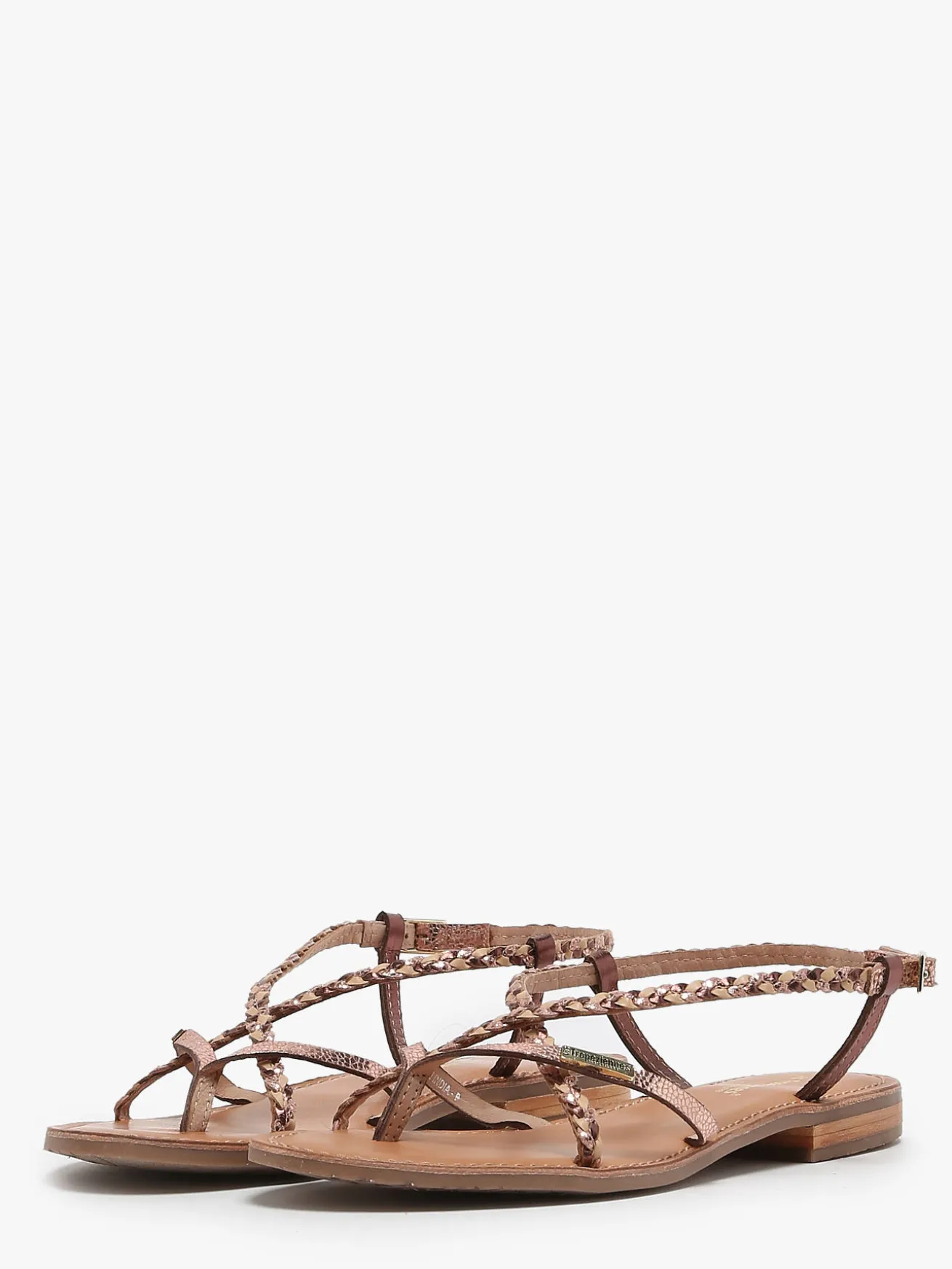 Nu-pieds en cuir LES TROPEZIENNES