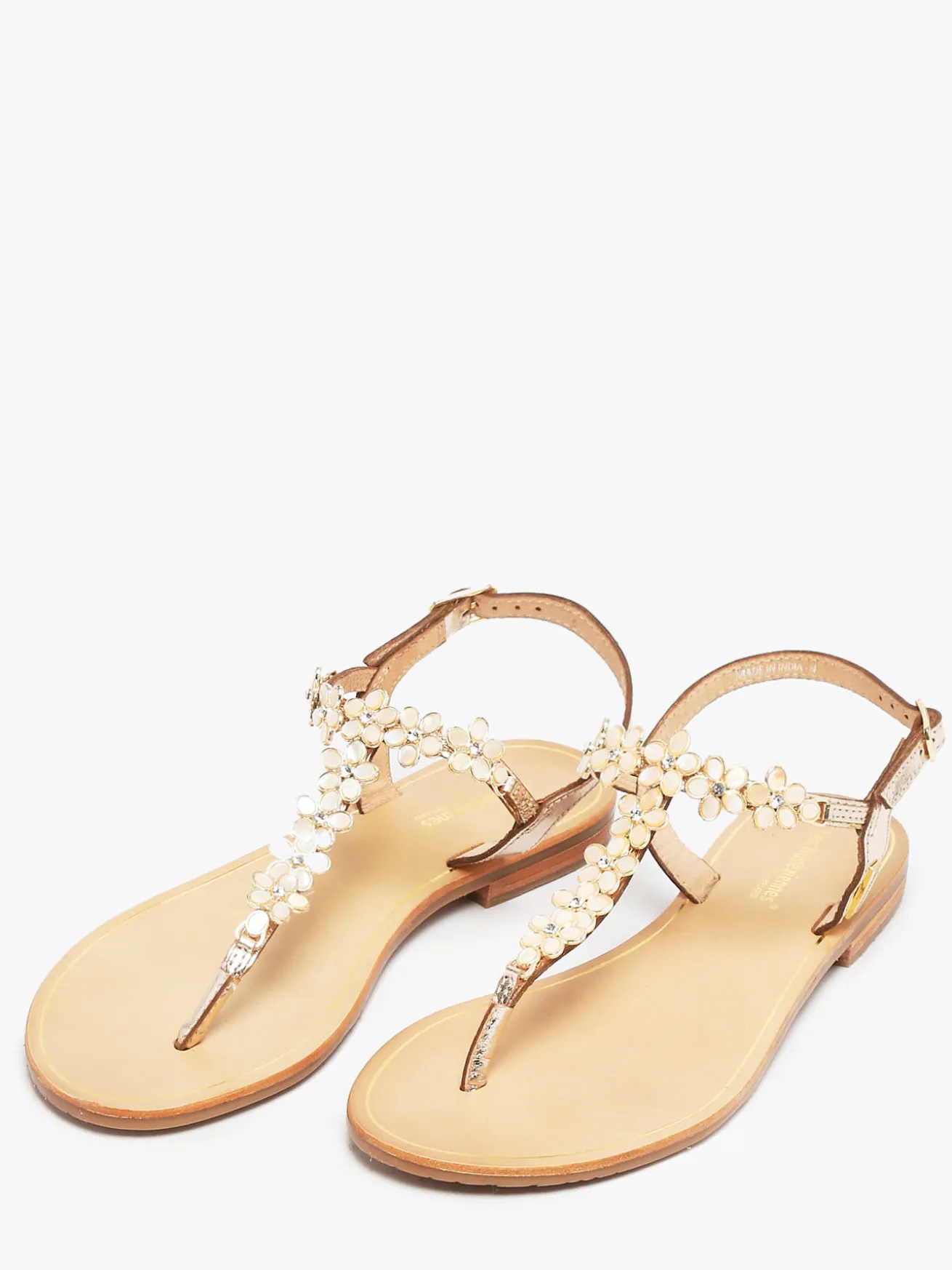Nu-pieds en cuir LES TROPEZIENNES