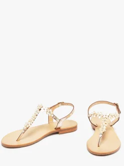 Nu-pieds en cuir LES TROPEZIENNES