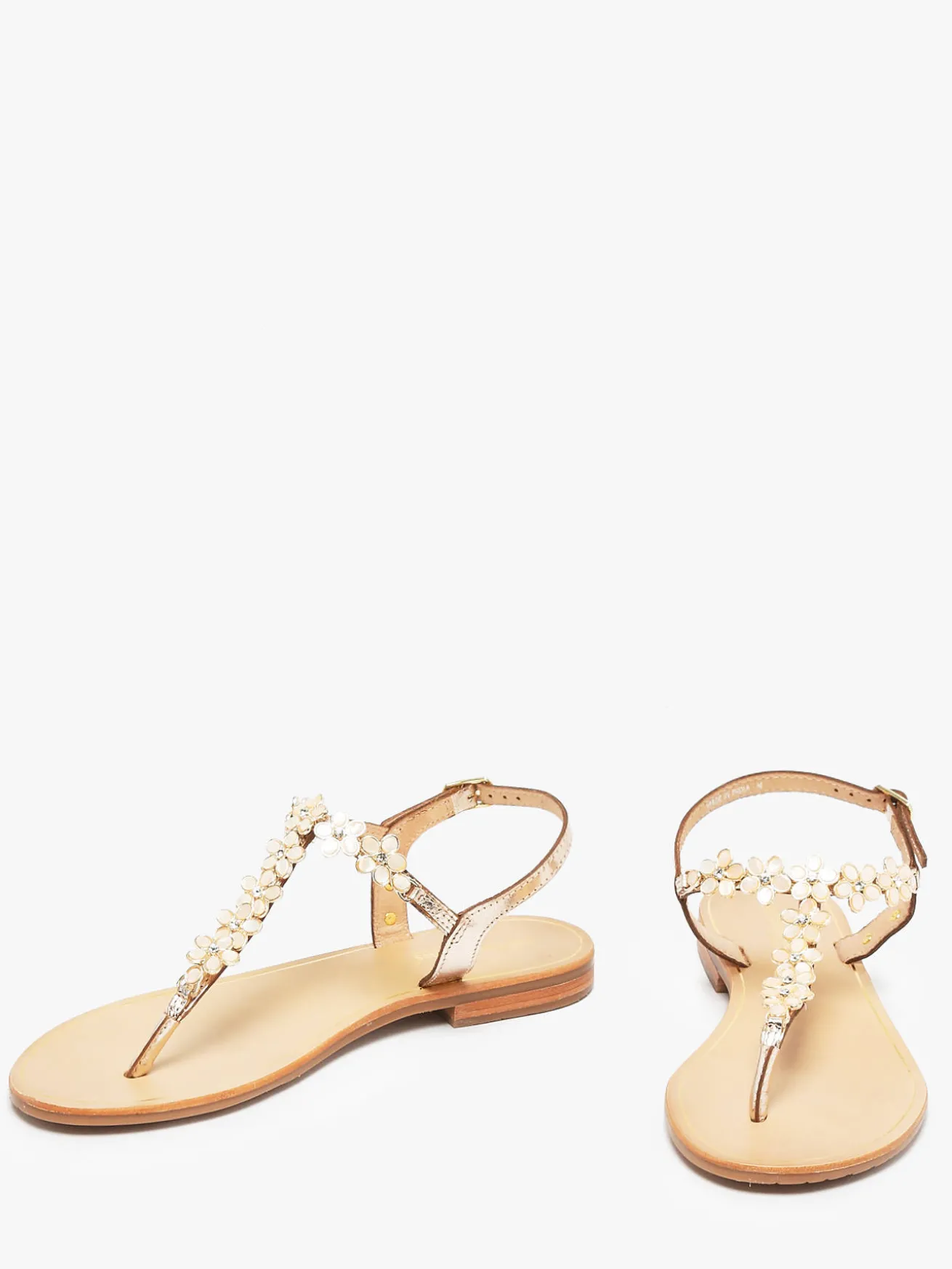Nu-pieds en cuir LES TROPEZIENNES