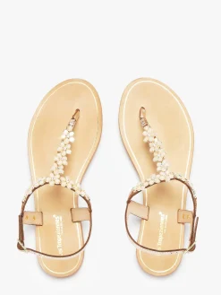 Nu-pieds en cuir LES TROPEZIENNES