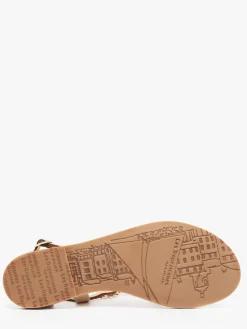 Nu-pieds en cuir LES TROPEZIENNES
