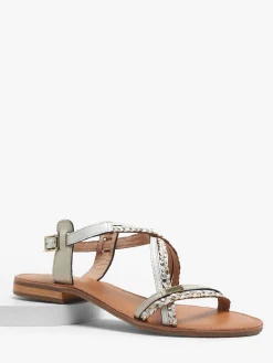 Nu-pieds en cuir LES TROPEZIENNES