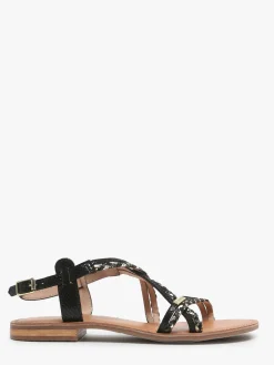 Nu-pieds en cuir LES TROPEZIENNES
