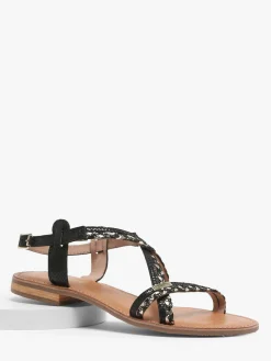 Nu-pieds en cuir LES TROPEZIENNES
