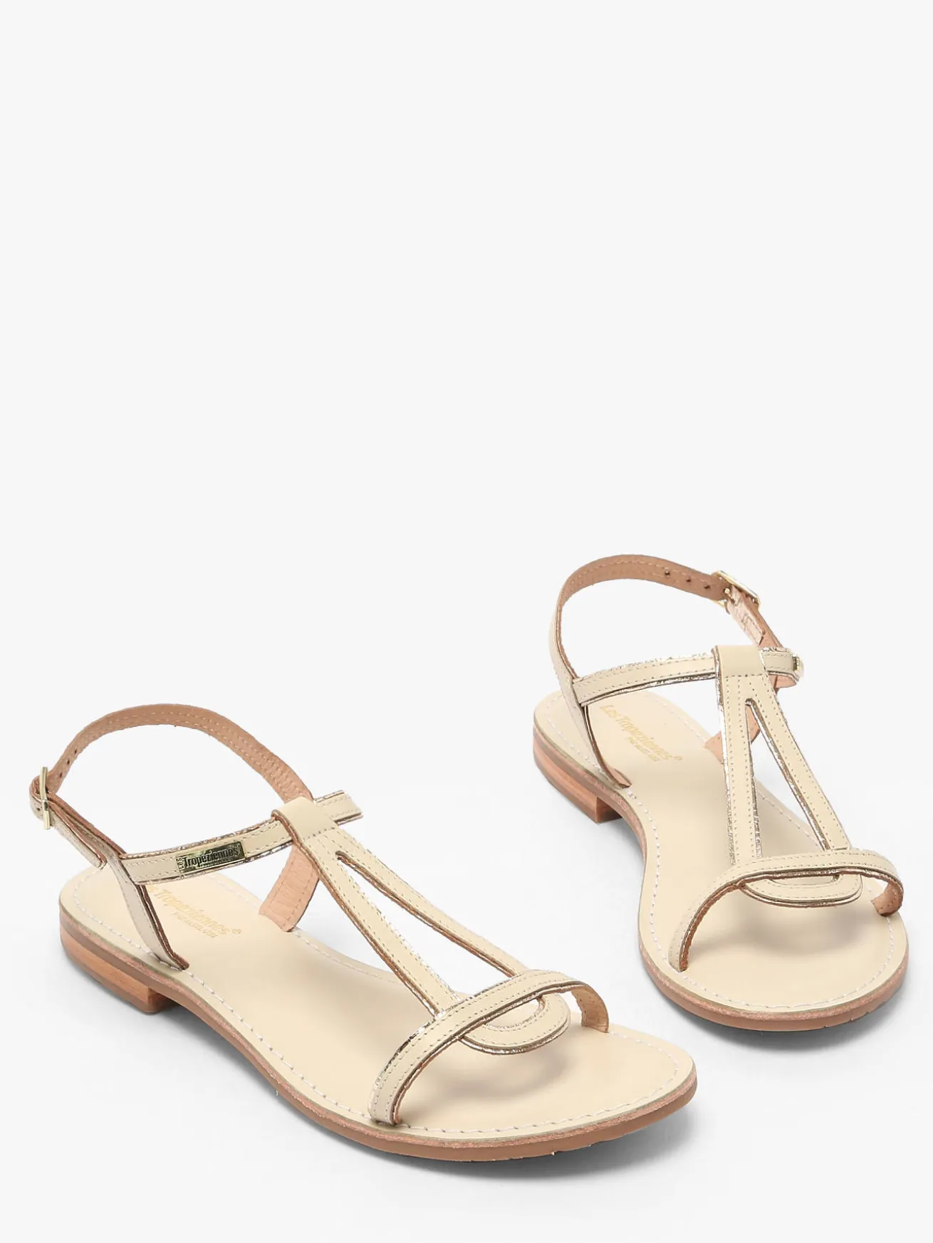 Nu-pieds Hamatrio en cuir LES TROPEZIENNES