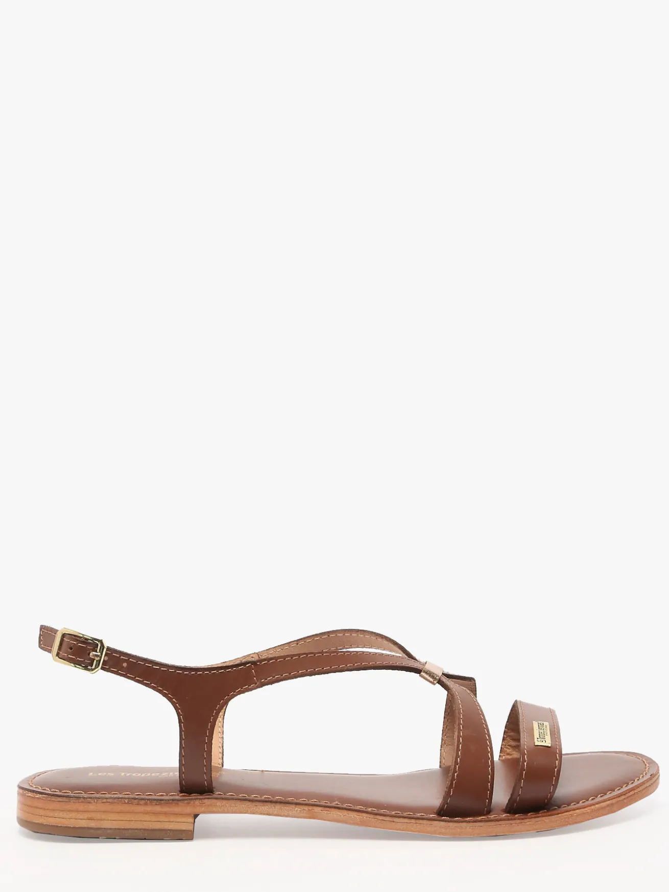 Nu-pieds Hamoon en cuir LES TROPEZIENNES