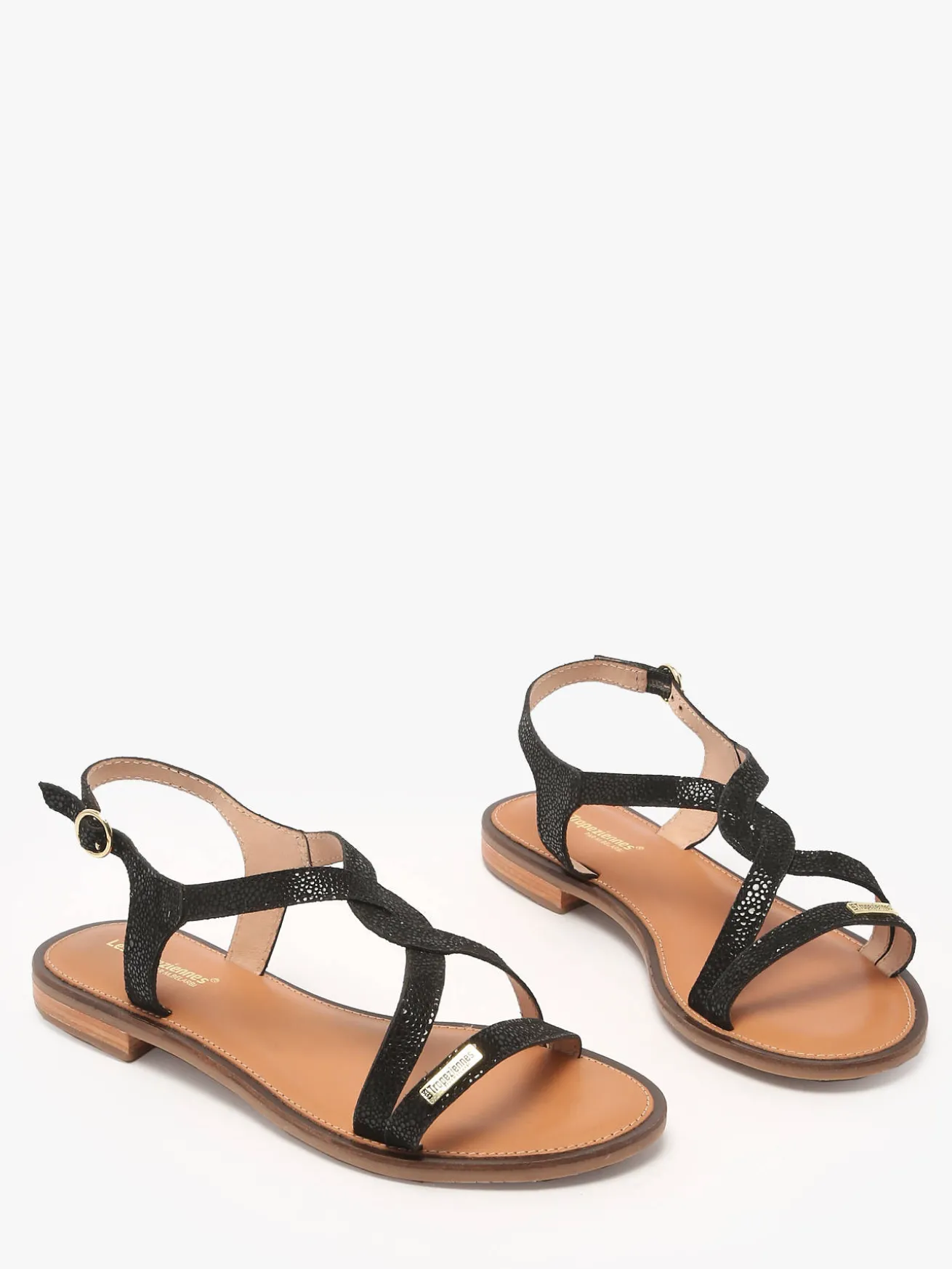 Nu-pieds Hastral en cuir LES TROPEZIENNES