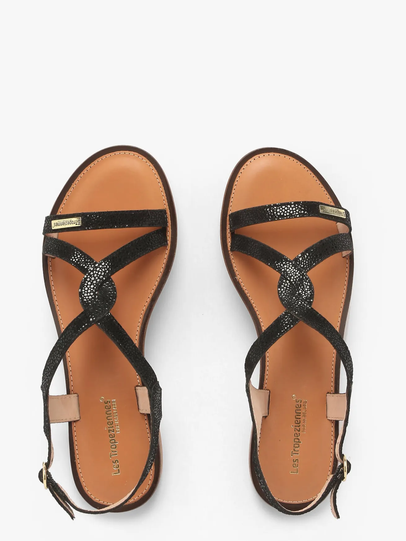 Nu-pieds Hastral en cuir LES TROPEZIENNES
