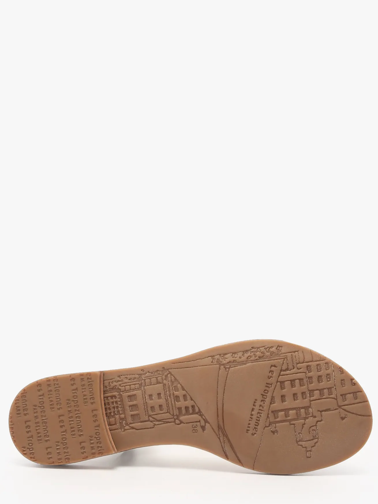 Nu-pieds Hastral en cuir LES TROPEZIENNES