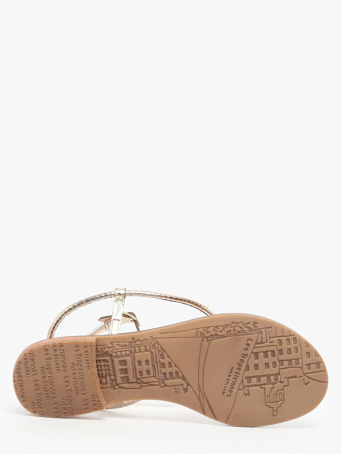 Nu-pieds Hatrio en cuir LES TROPEZIENNES