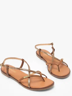 Nu-pieds Monagum en cuir LES TROPEZIENNES