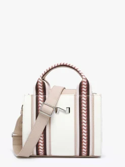Petit cabas Luna canvas et cuir NATHAN BAUME