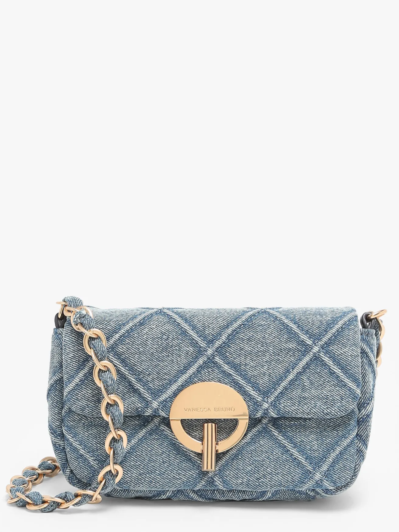 Petit sac bandoulière Moon en denim VANESSA BRUNO