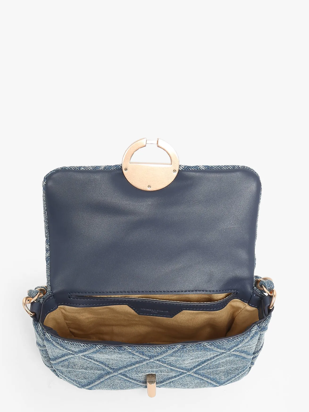 Petit sac bandoulière Moon en denim VANESSA BRUNO