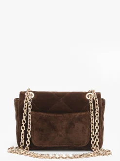 Petit sac bandoulière Moon en velours VANESSA BRUNO