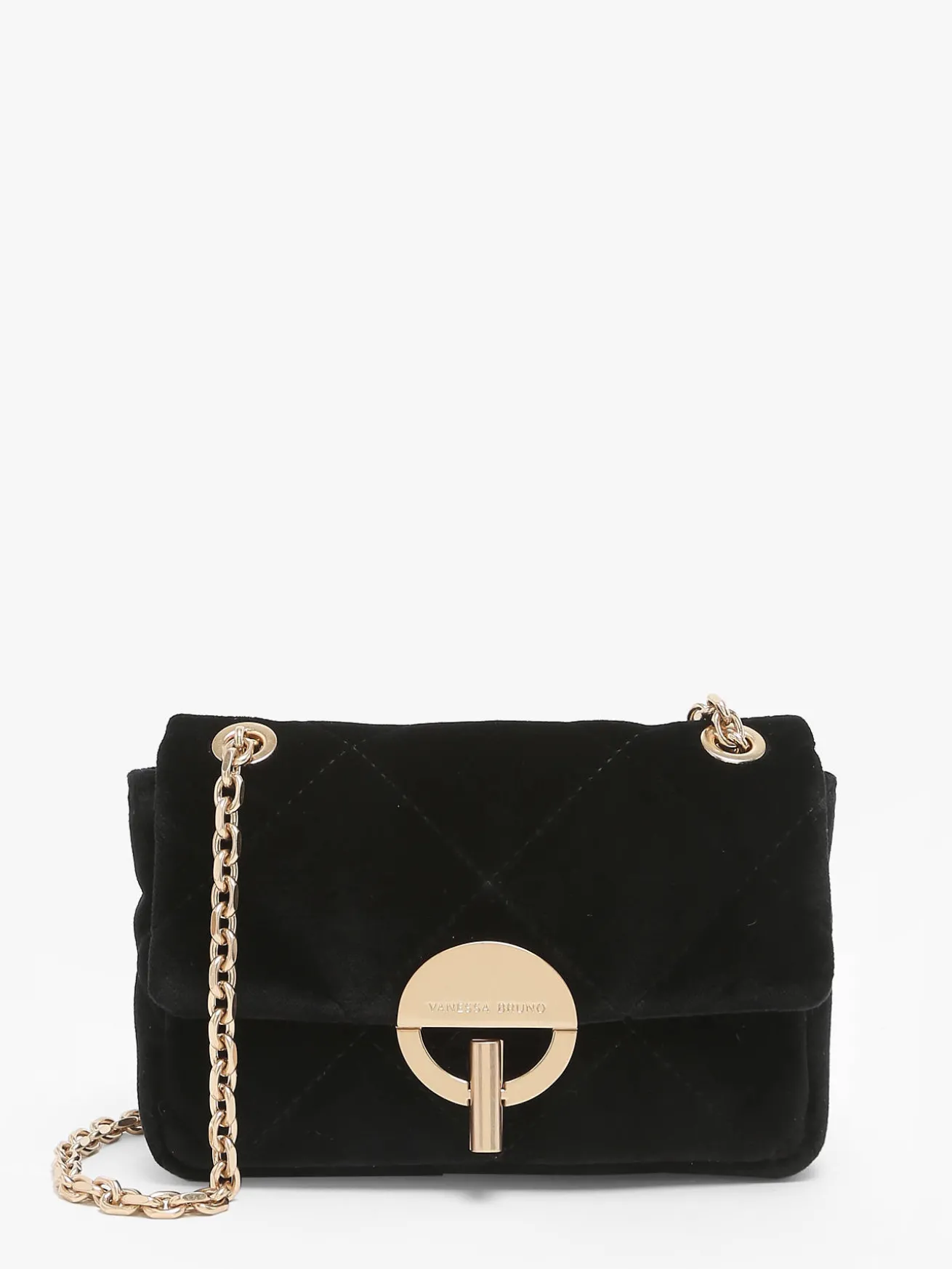 Petit sac bandoulière Moon en velours VANESSA BRUNO