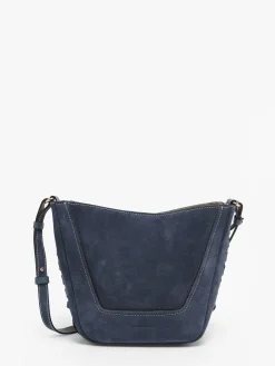 Petit sac seau Lou en cuir et daim VANESSA BRUNO