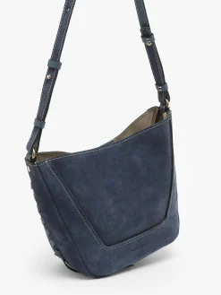 Petit sac seau Lou en cuir et daim VANESSA BRUNO