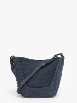 Petit sac seau Lou en cuir et daim VANESSA BRUNO