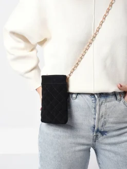 Pochette de téléphone Moon cuir suède VANESSA BRUNO