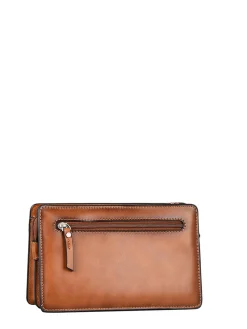 Pochette homme 2 compartiments cuir Crosta ETRIER