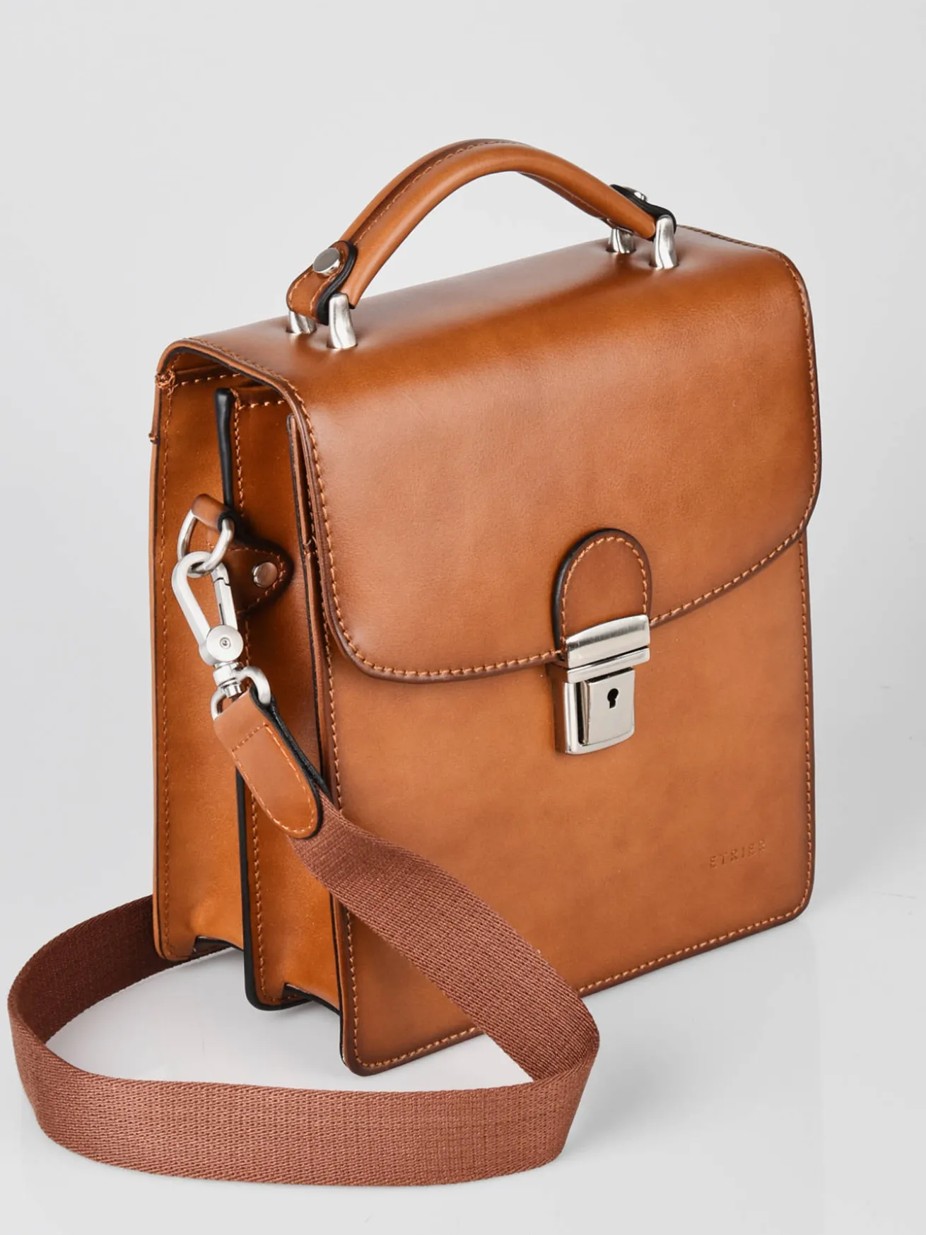 Pochette homme Crosta 2 compartiments cuir ETRIER