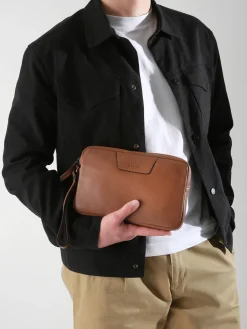 Pochette homme Flandres cuir ETRIER