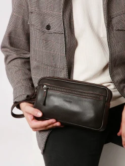 Pochette homme Foulonné cuir ETRIER