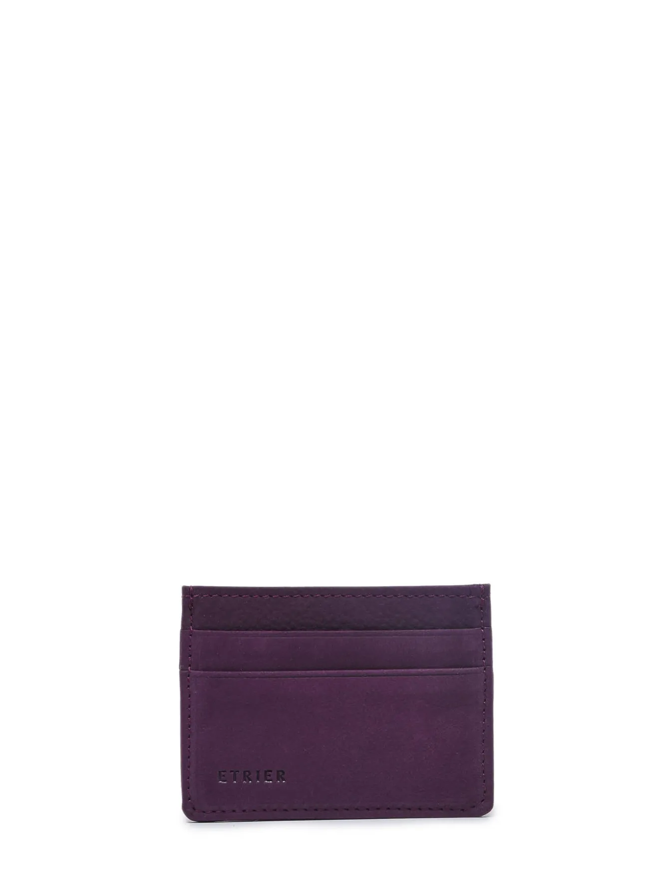 Porte-cartes 4 cartes Etincelle nubuck cuir ETRIER