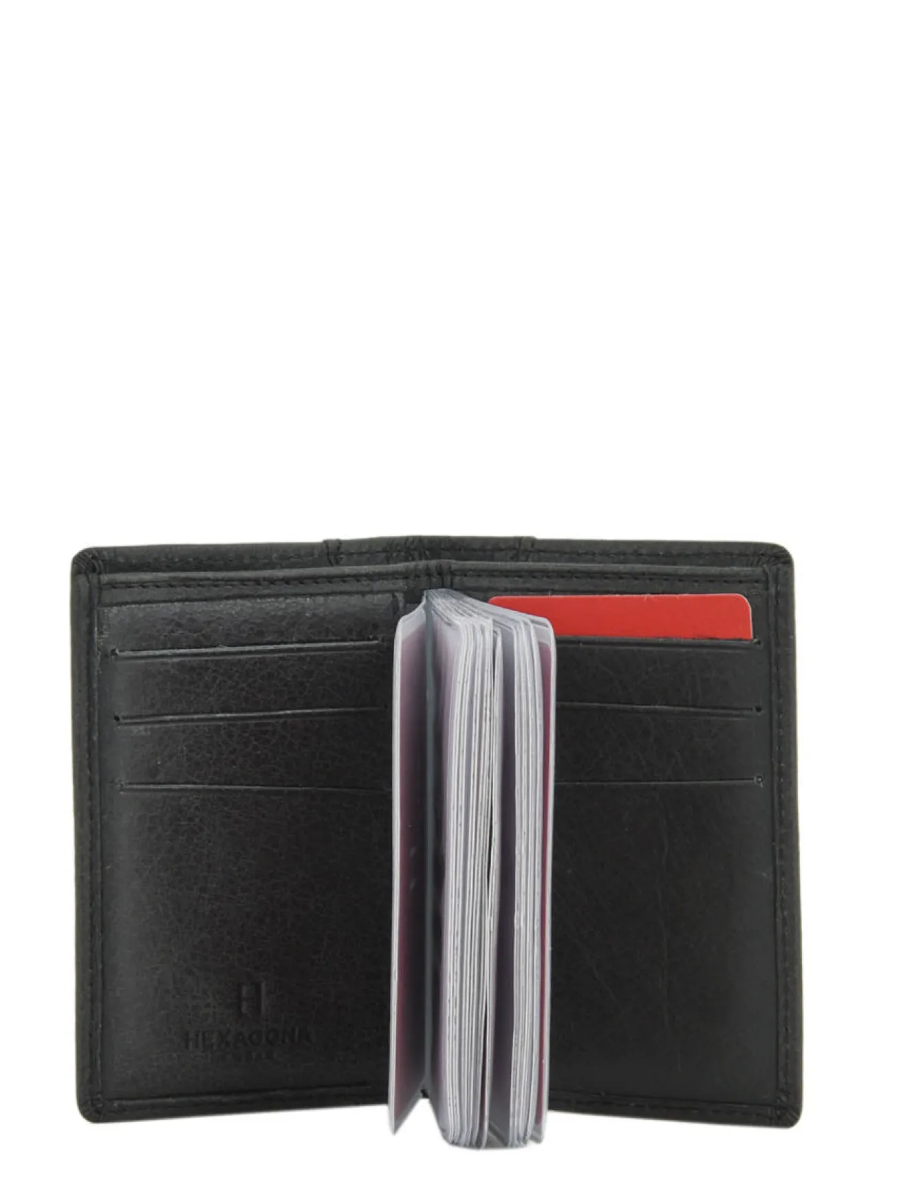Porte-cartes cuir HEXAGONA